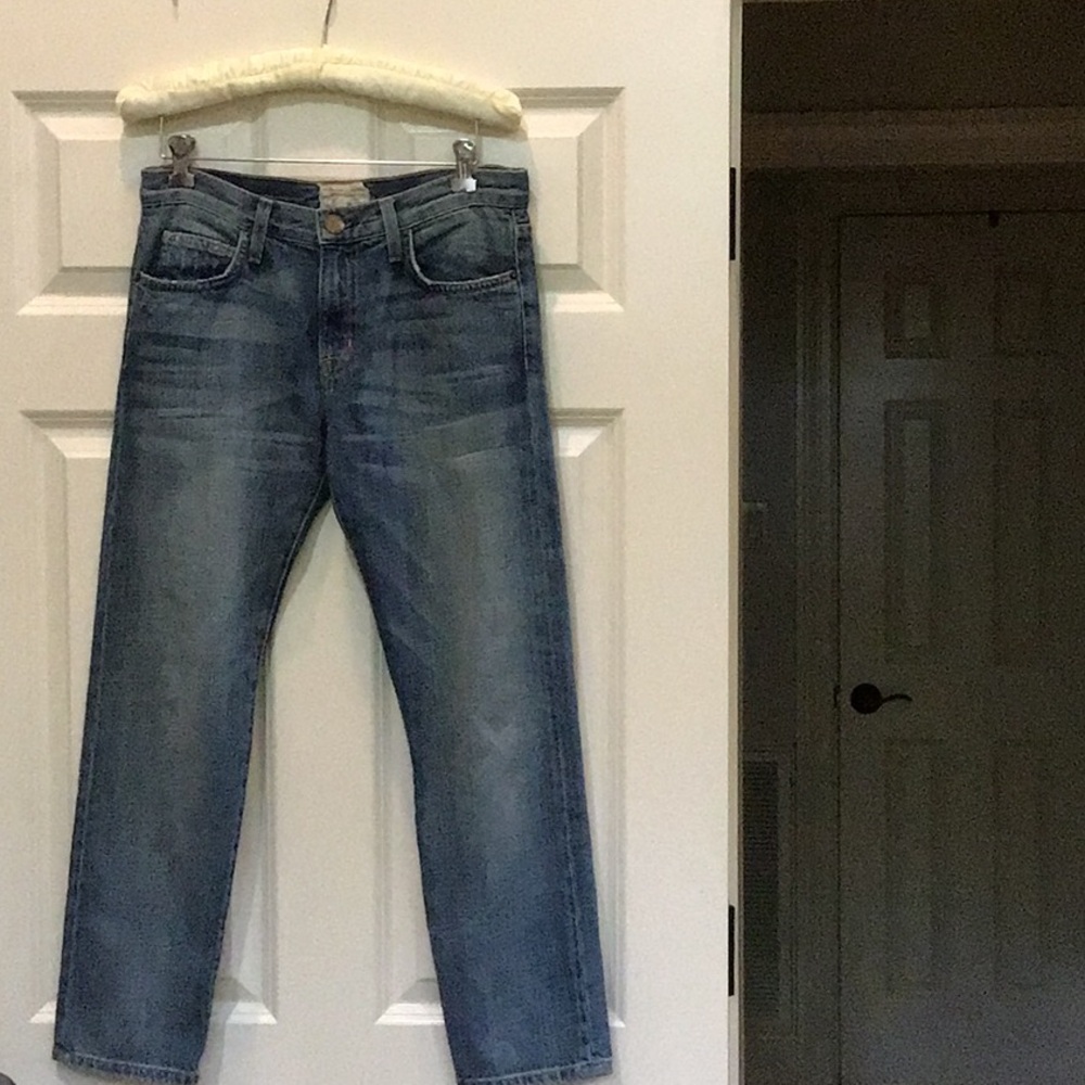 Current/Elliott Blue Boyfriend Jeans Classic Style